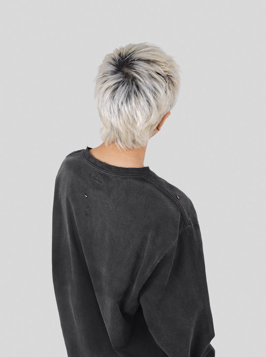 UNDERWATER Wormhole Destruction ALIVE Printed Long Sleeve Tee