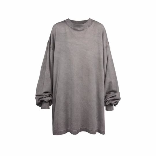 UNDERWATER Crucifix Cross Printed Long Sleeve Tee