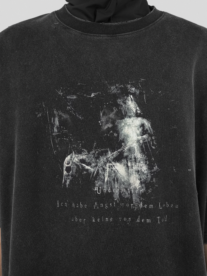UNDERWATER Destruction Undead Knight Printed Tee