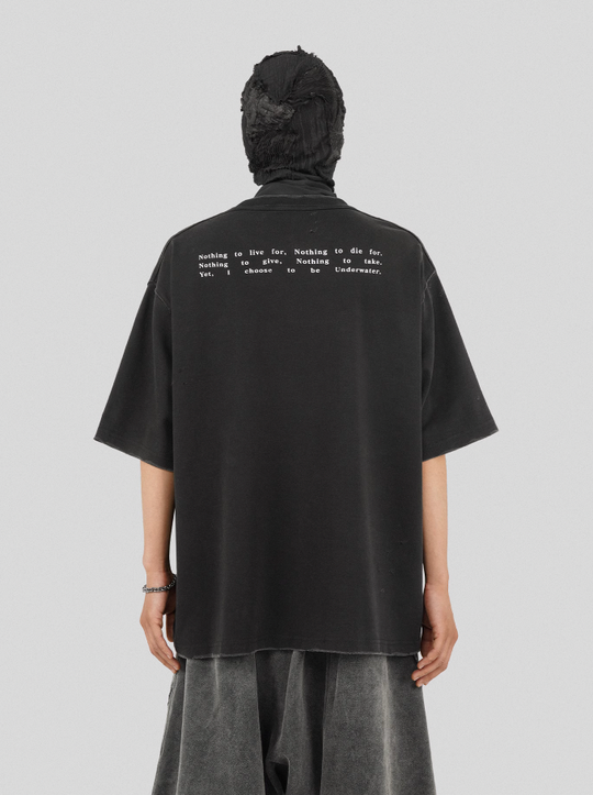 UNDERWATER Destruction Punk Print Tee