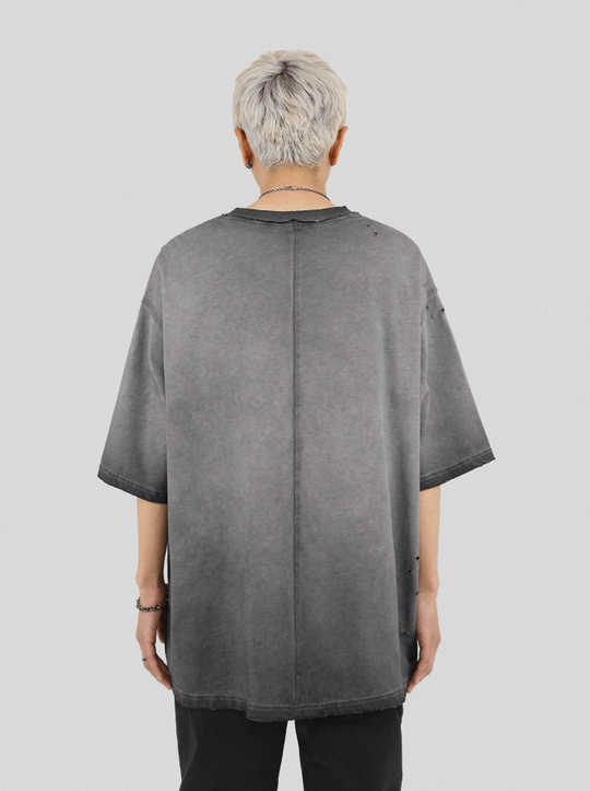 UNDERWATER Destruction Deconstruction Patchwork Tee