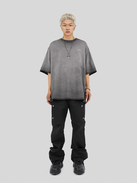 UNDERWATER Destruction Deconstruction Patchwork Tee