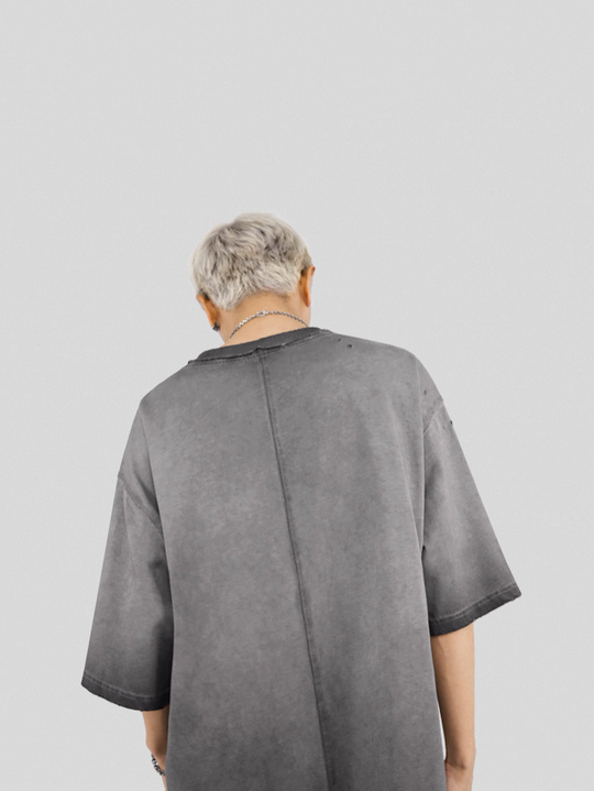 UNDERWATER Destruction Deconstruction Patchwork Tee