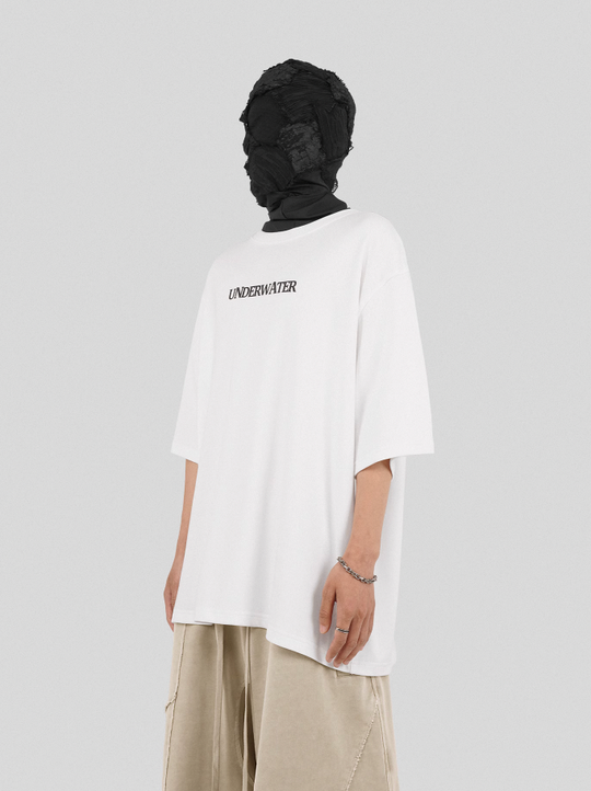 UNDERWATER Basic Logo Printed Tee