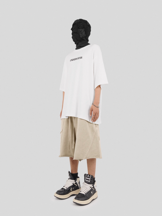 UNDERWATER Basic Logo Printed Tee