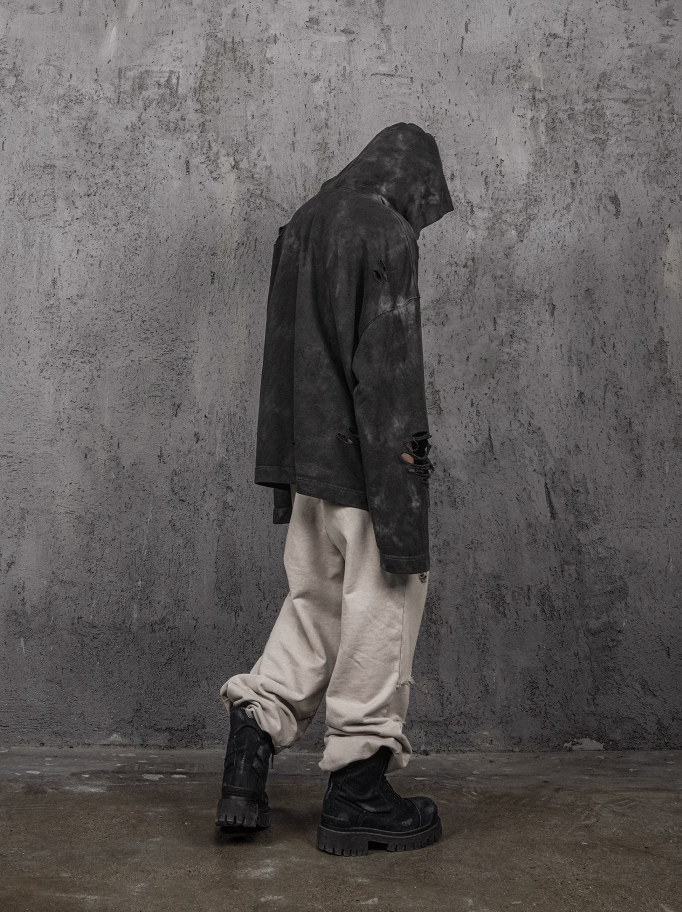 UNDERWATER Wasteland Distressed Drawstring Sweatpants