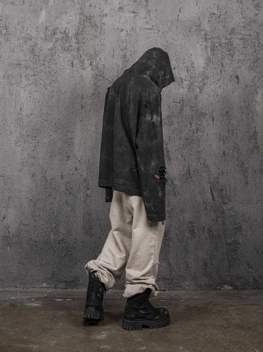 UNDERWATER Wasteland Distressed Drawstring Sweatpants