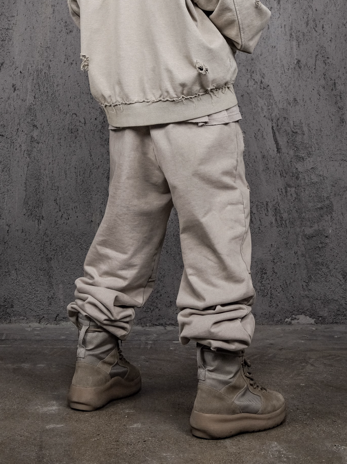 UNDERWATER Wasteland Distressed Drawstring Sweatpants