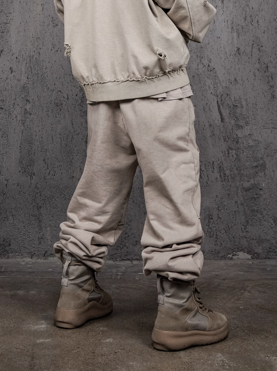 UNDERWATER Wasteland Distressed Drawstring Sweatpants