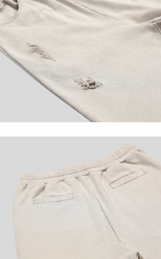 UNDERWATER Wasteland Distressed Drawstring Sweatpants