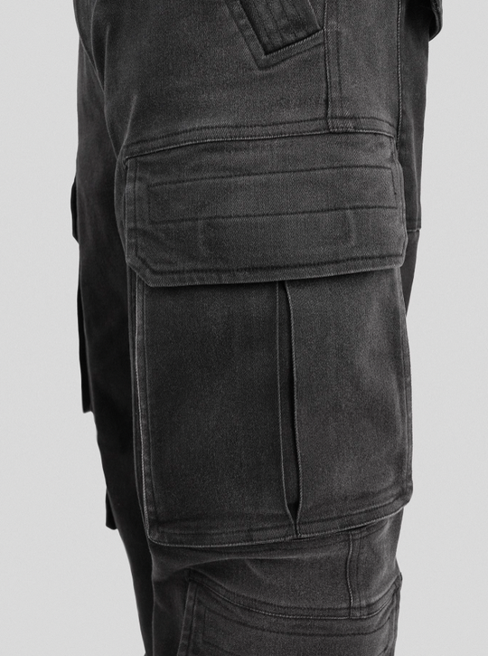 UNDERWATER Gradient 3D Patch Pockets Denim Jeans