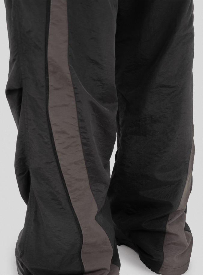 UNDERWATER Colorblocking Dull Leaf Spliced Pants