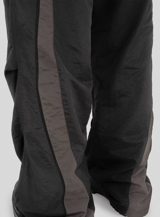 UNDERWATER Colorblocking Dull Leaf Spliced Pants