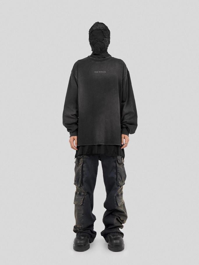 UNDERWATER Gradient Patch Pockets Denim Jeans