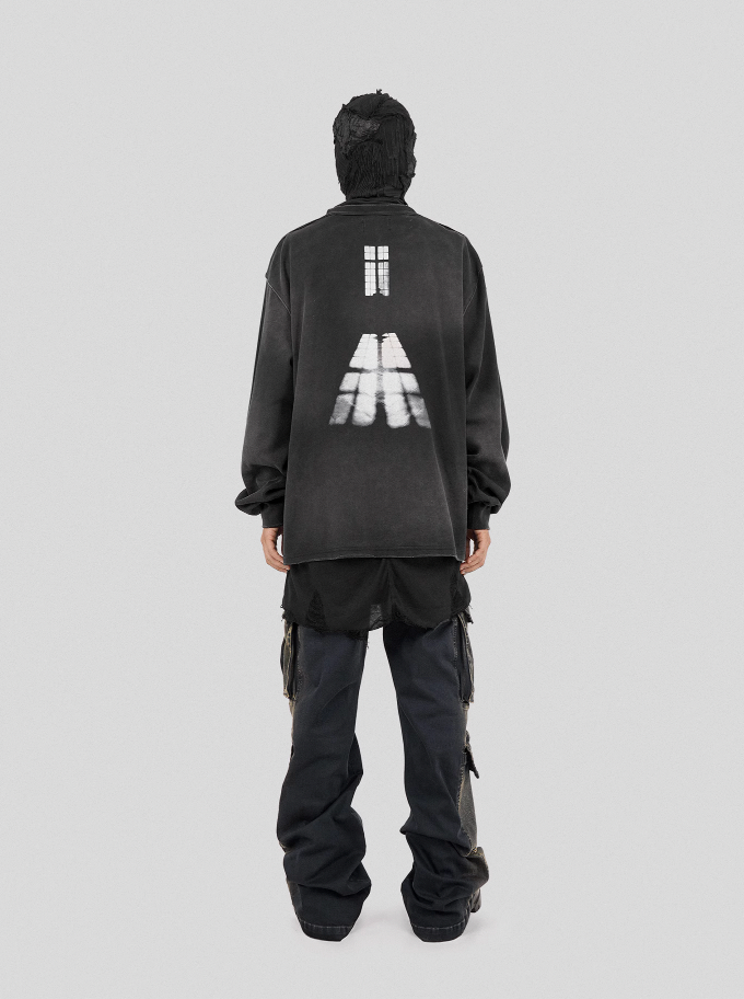 UNDERWATER Gradient Patch Pockets Denim Jeans