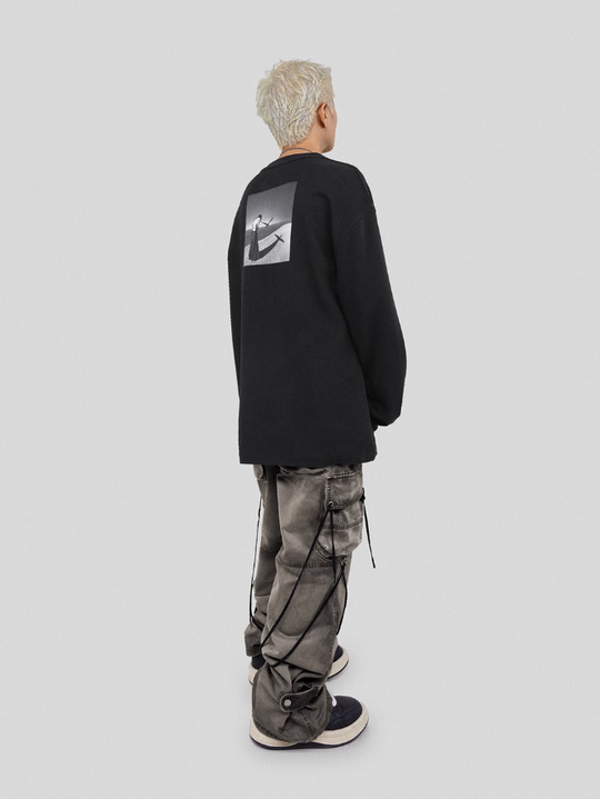 UNDERWATER Washed Multi Pocket Adjustable Cargo Work Pants