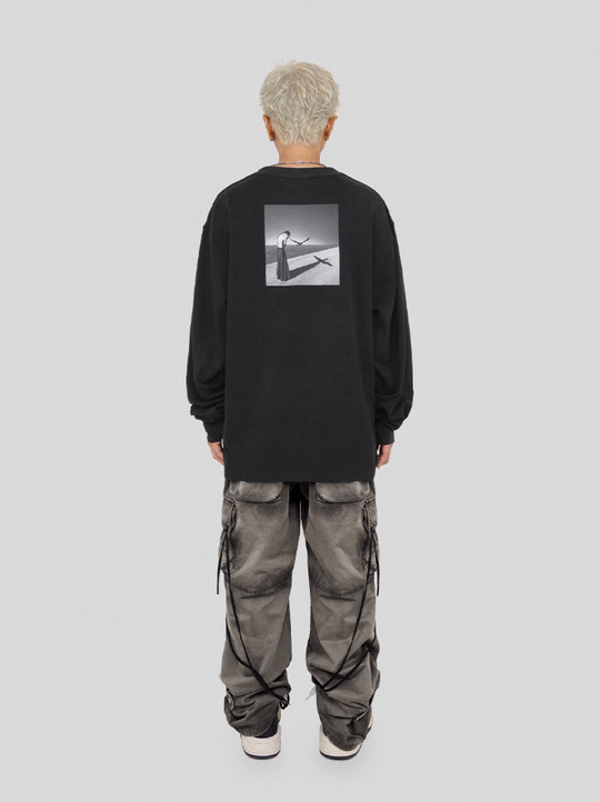 UNDERWATER Washed Multi Pocket Adjustable Cargo Work Pants