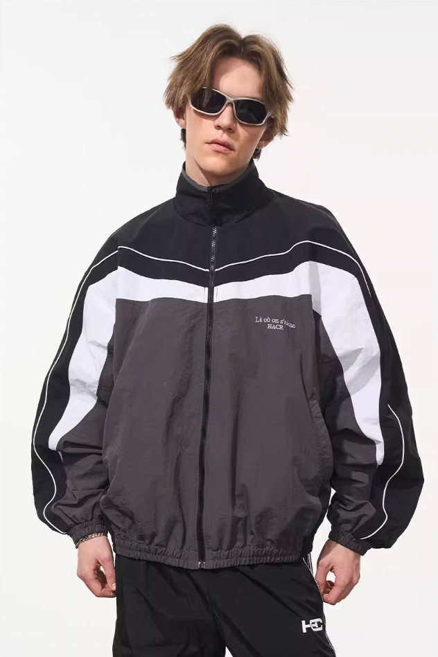 Harsh and Cruel Deconstructed Splicing Carabiner Coach Jacket