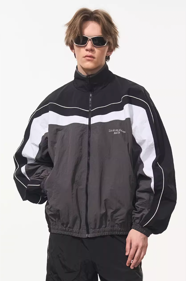 Harsh and Cruel Deconstructed Splicing Carabiner Coach Jacket