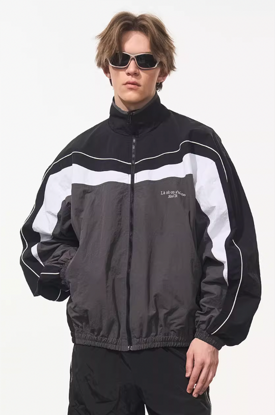Harsh and Cruel Deconstructed Splicing Carabiner Coach Jacket