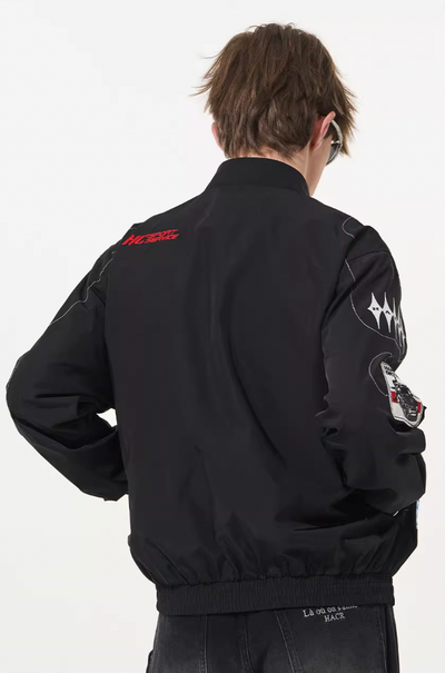 Harsh and Cruel Vintage Patches Racing Jacket