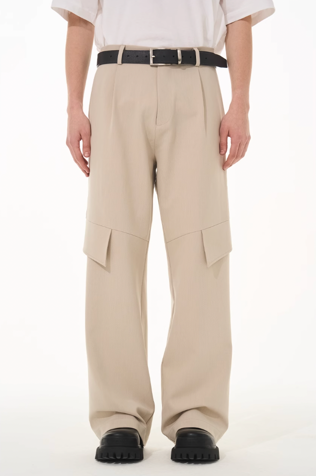 Harsh and Cruel Draped Deconstructed Casual Pants