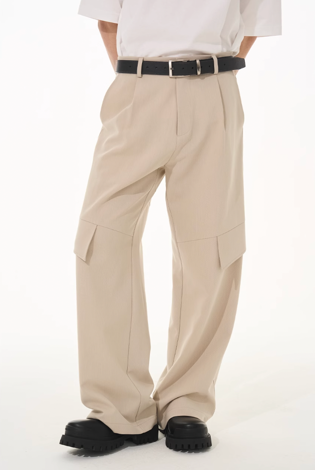 Harsh and Cruel Draped Deconstructed Casual Pants