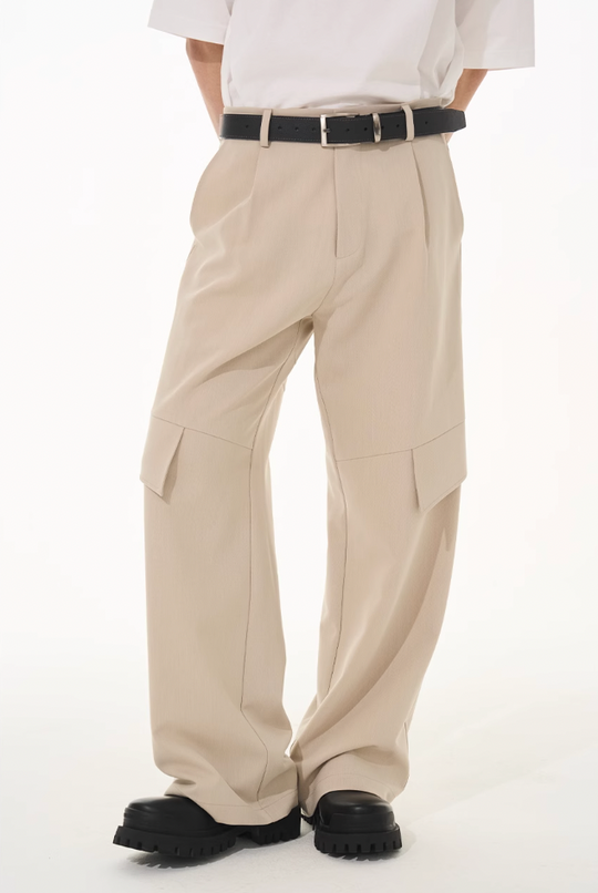 Harsh and Cruel Draped Deconstructed Casual Pants