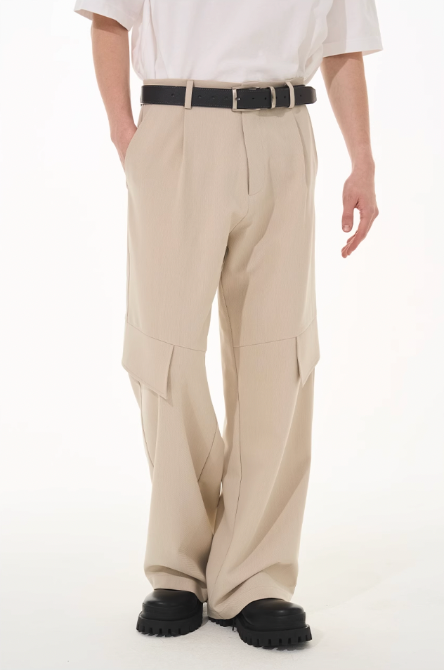 Harsh and Cruel Draped Deconstructed Casual Pants