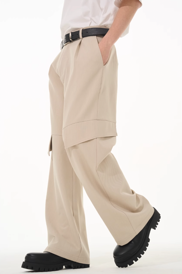 Harsh and Cruel Draped Deconstructed Casual Pants