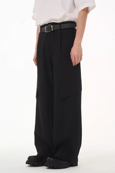 Harsh and Cruel Draped Deconstructed Casual Pants