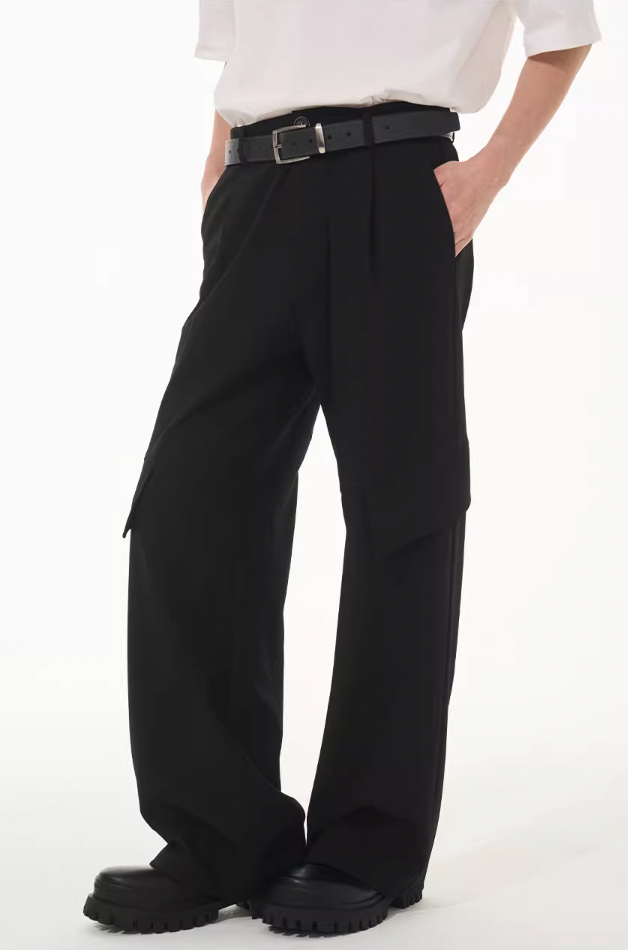 Harsh and Cruel Draped Deconstructed Casual Pants