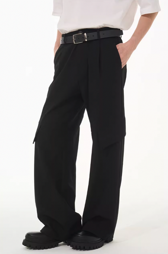 Harsh and Cruel Draped Deconstructed Casual Pants