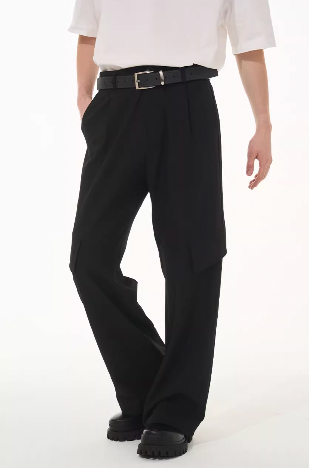 Harsh and Cruel Draped Deconstructed Casual Pants