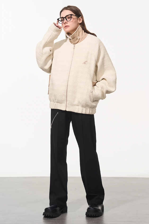 Harsh and Cruel Zipper Boot Cut Buckle Pants