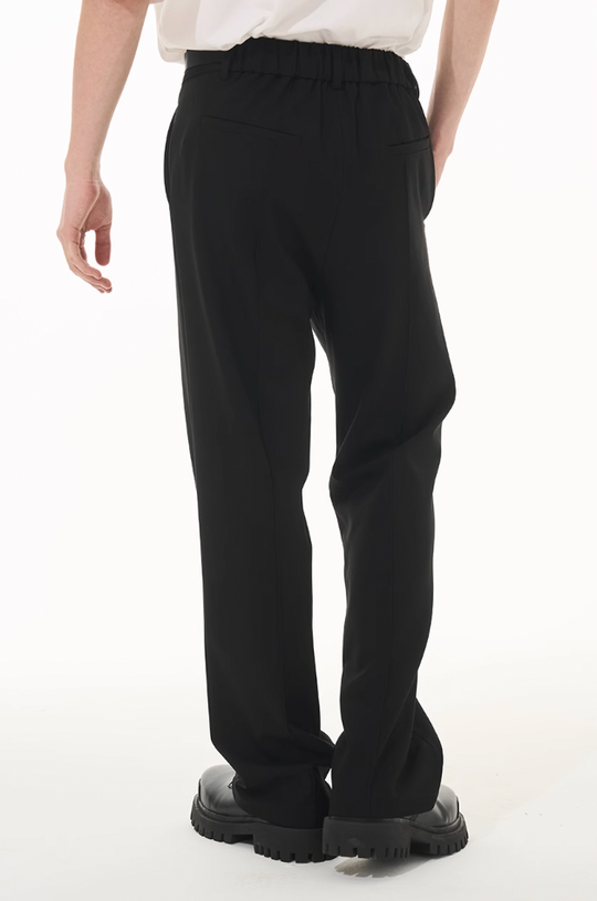 Harsh and Cruel Zipper Boot Cut Buckle Pants