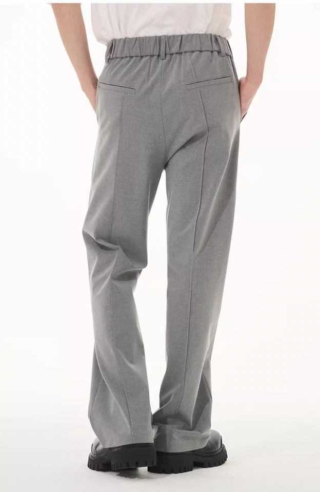 Harsh and Cruel Zipper Boot Cut Buckle Pants