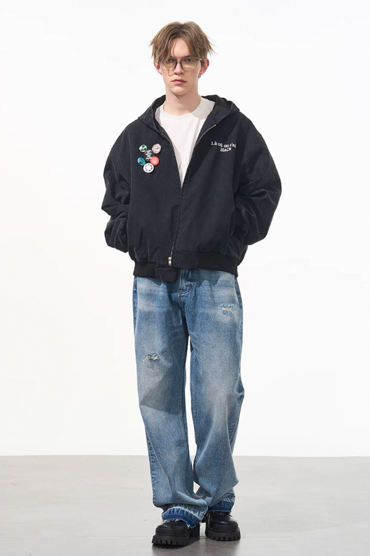 Harsh and Cruel Ripped Washed Denim