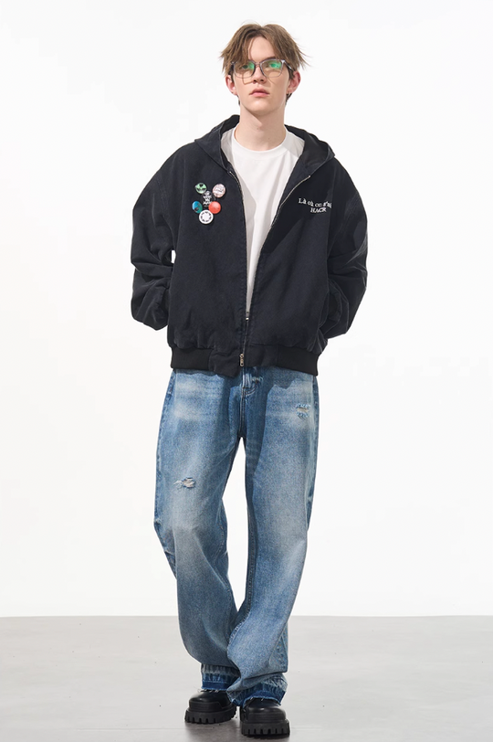 Harsh and Cruel Ripped Washed Denim