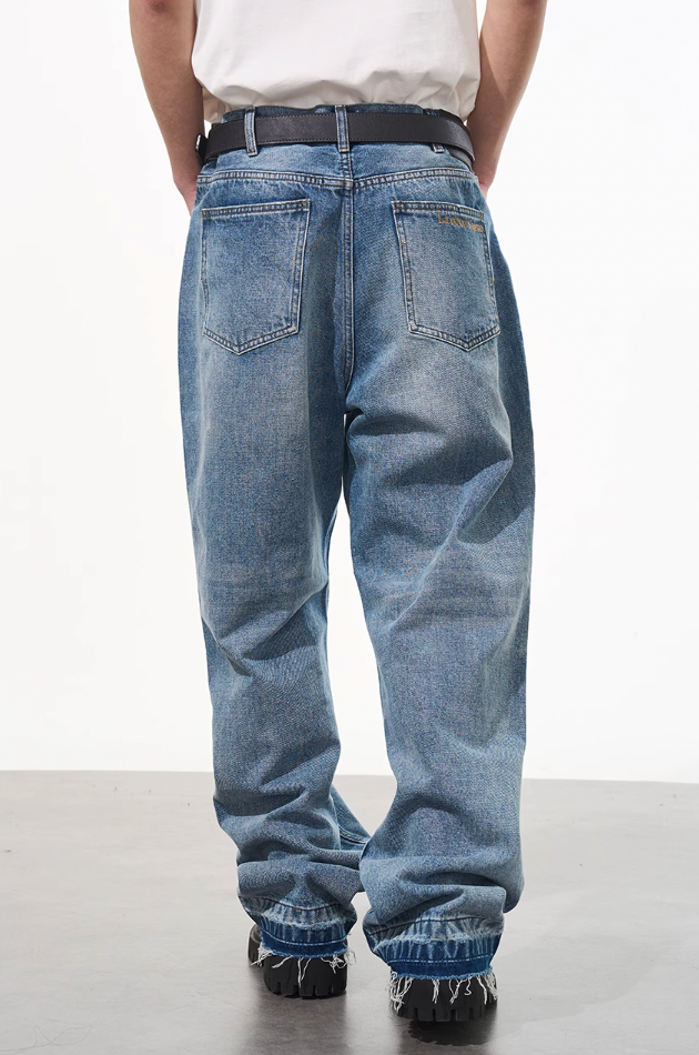 Harsh and Cruel Ripped Washed Denim
