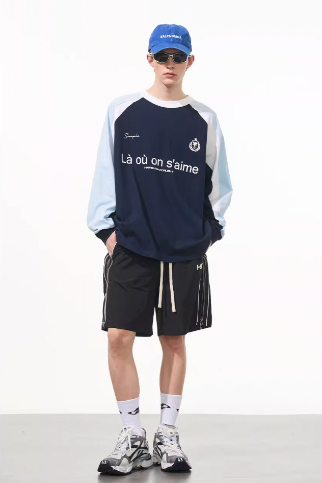 Harsh and Cruel Jersey Raglan Long Sleeve Tee