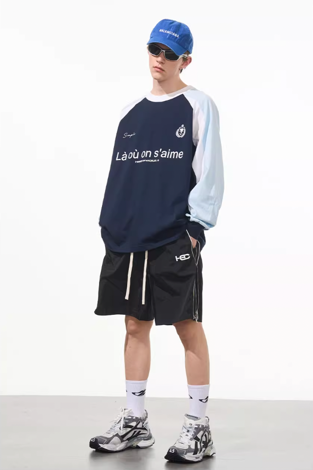 Harsh and Cruel Jersey Raglan Long Sleeve Tee