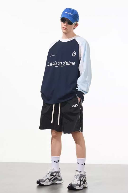 Harsh and Cruel Jersey Raglan Long Sleeve Tee