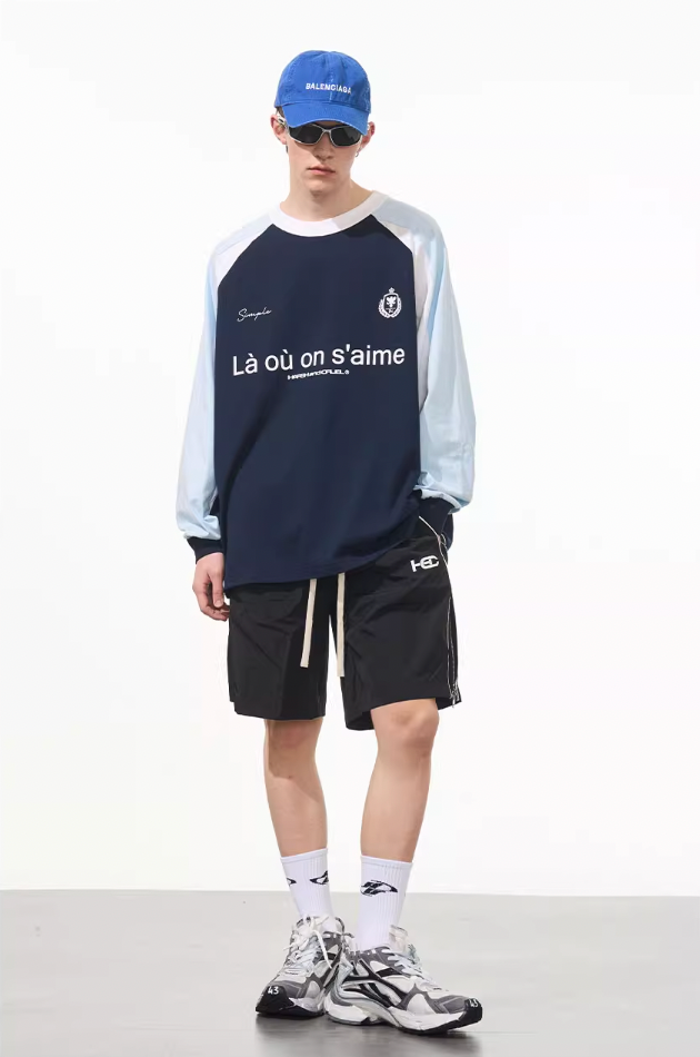 Harsh and Cruel Jersey Raglan Long Sleeve Tee