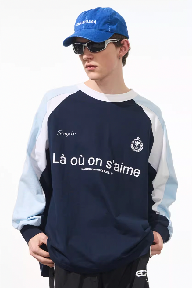 Harsh and Cruel Jersey Raglan Long Sleeve Tee