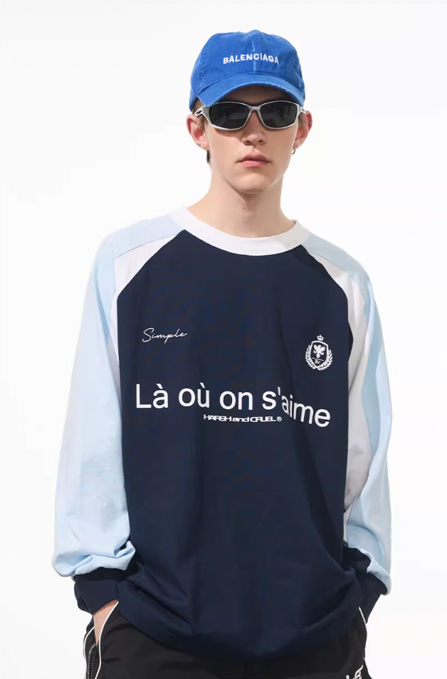 Harsh and Cruel Jersey Raglan Long Sleeve Tee