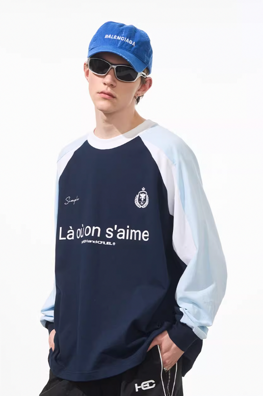 Harsh and Cruel Jersey Raglan Long Sleeve Tee