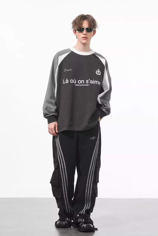 Harsh and Cruel Jersey Raglan Long Sleeve Tee