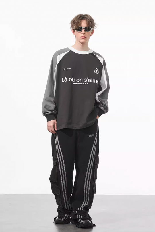 Harsh and Cruel Jersey Raglan Long Sleeve Tee