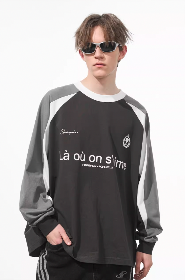 Harsh and Cruel Jersey Raglan Long Sleeve Tee